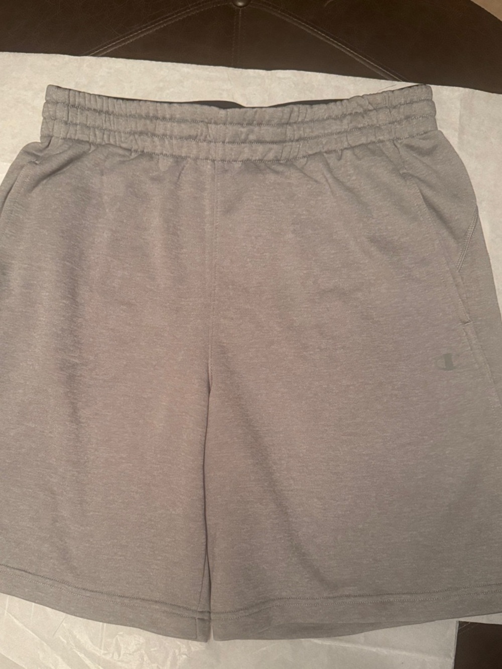 Champion Men's Light Gray Athletic Shorts